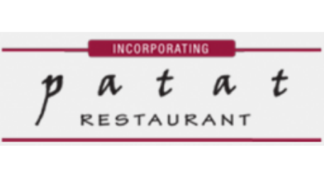 a logo for a restaurant called incorporating patat restaurant